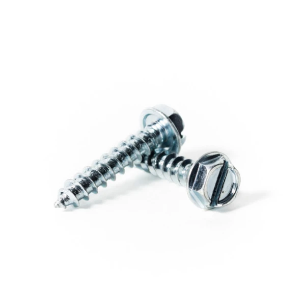 Slotted Hex Drive Screws with Integrated Washer for Metal Fixing suppliers