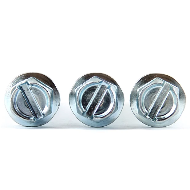 Slotted Hex Drive Screws with Integrated Washer for Metal Fixing factory